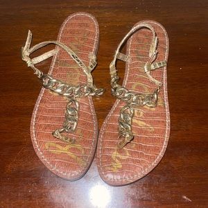 Sam Edelman chain sandals sz 7.5